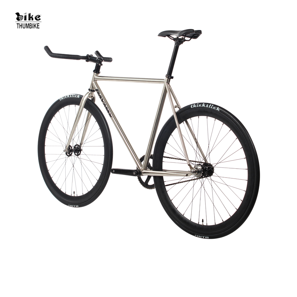  Spécifications personnalisables du vélo Fixie Golden Frame Chromoly