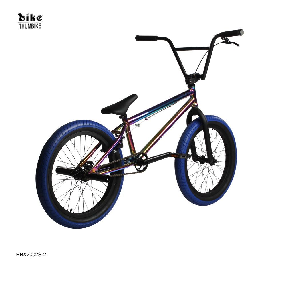 Vélo BMX en acier Oil Slick Freestyle Hi-ten avec piquets