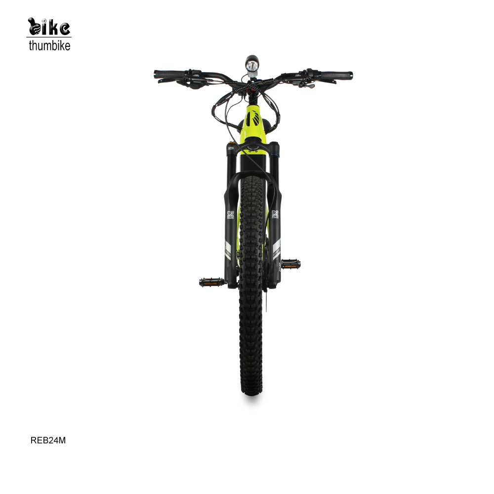 vélo de montagne électrique semi-rigide personnalisé à longue portée
